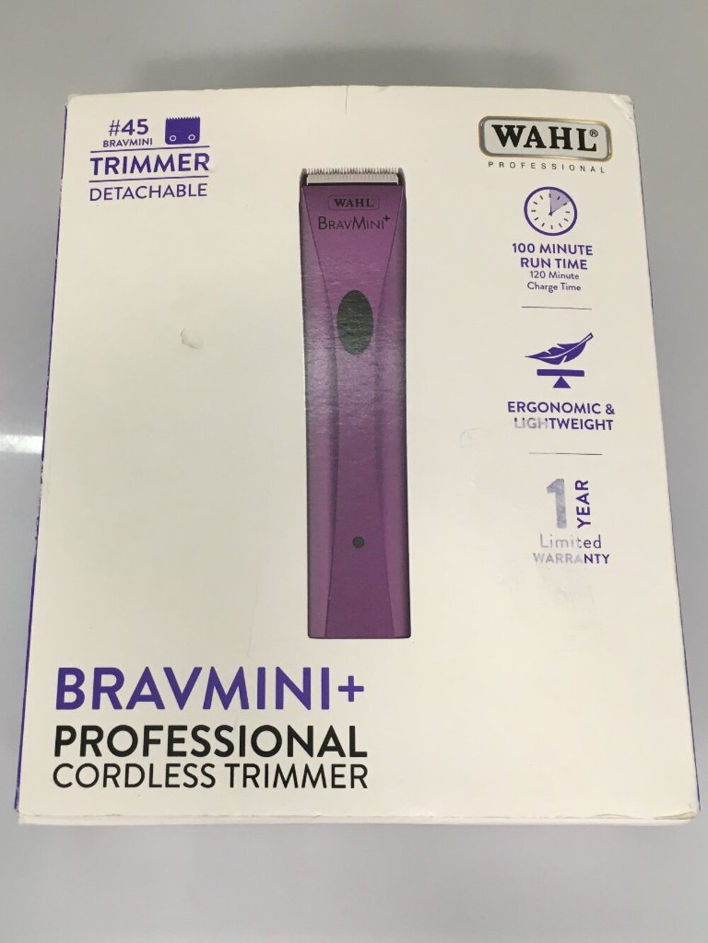 NEW Wahl Professional Animal Bravmini+ Pet, Dog, Cat, & Horse Cordless Trimmer